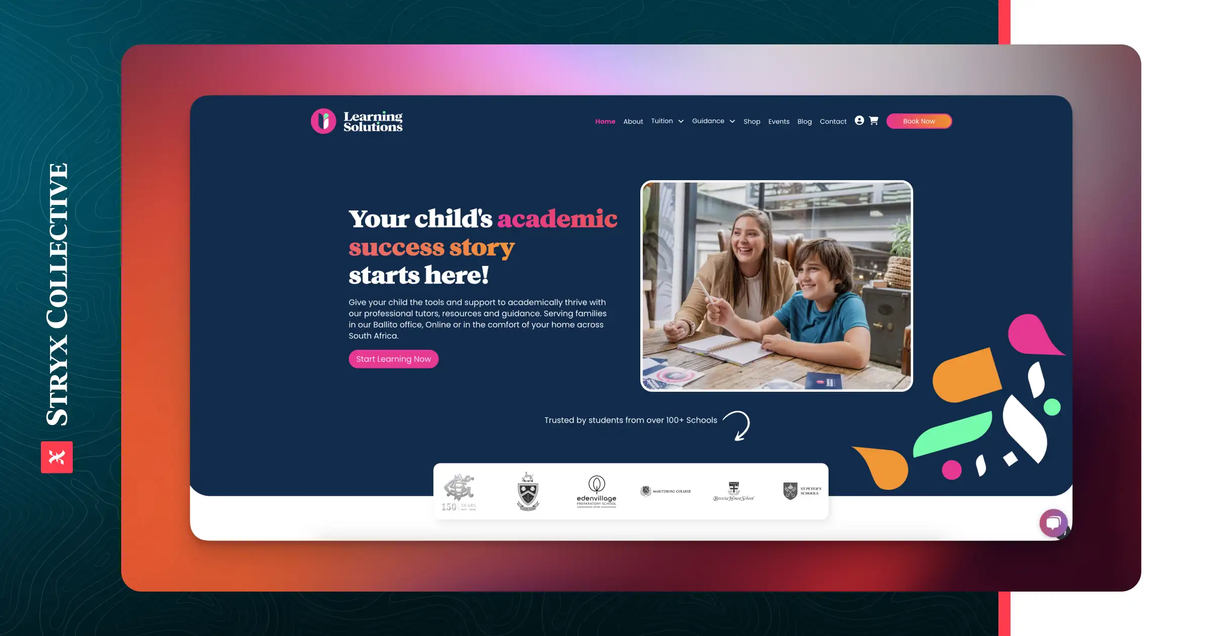 LDT Learning Solutions: Rebrand and booking website, designed by Stryx Collective