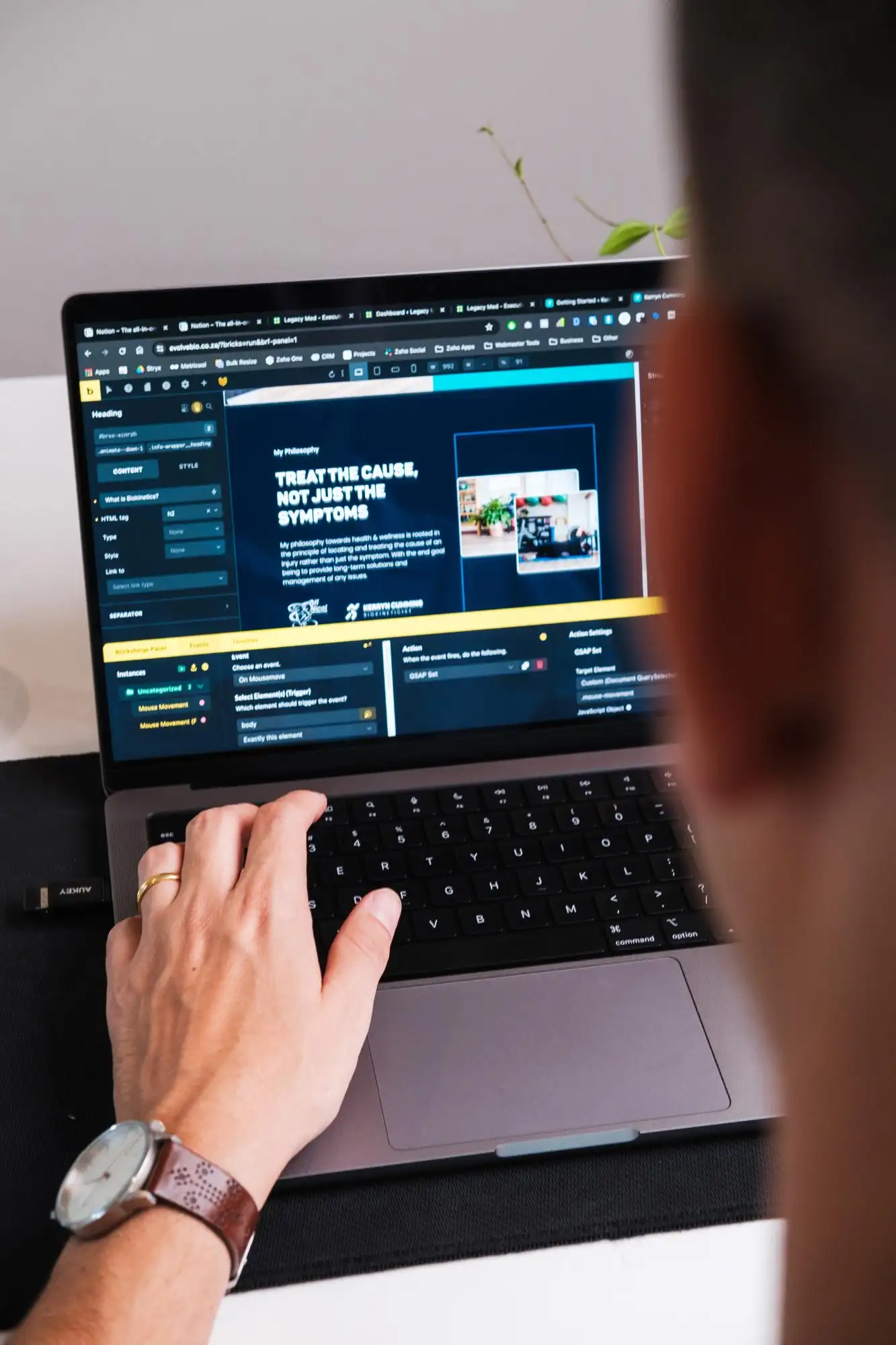 Making a change to a live website