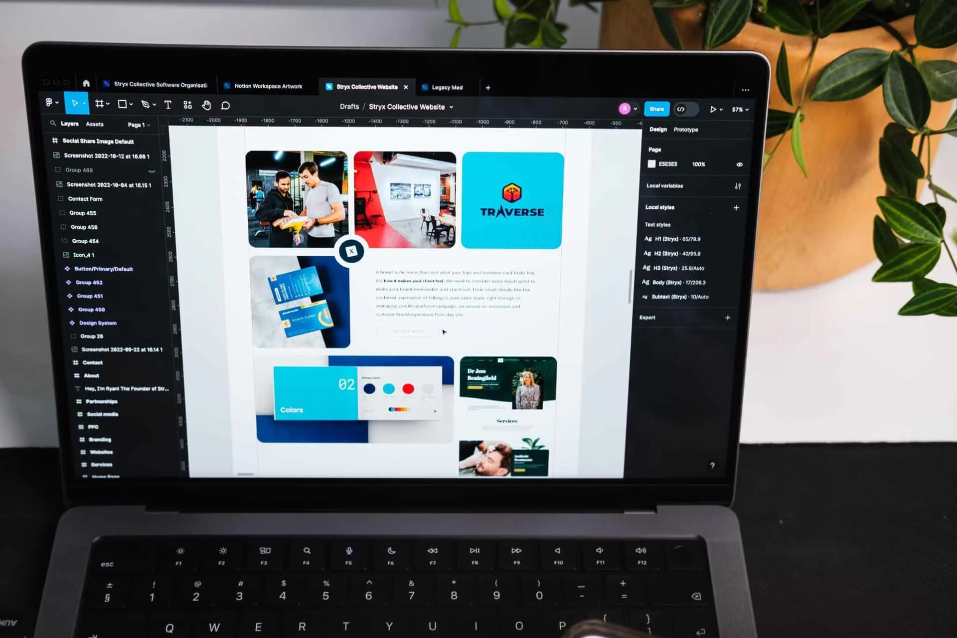 Wordpress Website Maintenance Plans Hero Image showing a screenshot of one of the websites we have built at Stryx Collective