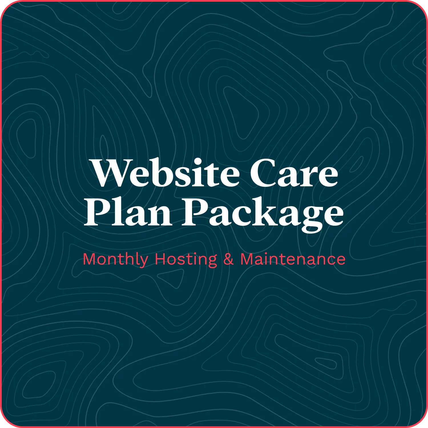 Web Care Plan (monthly)
